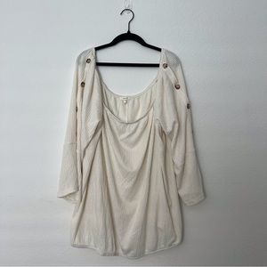 Maurices Long Sleeve Knit Blouse Size 3X